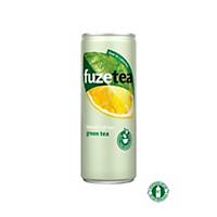Fuze Tea Green, pak van 24 sleek blikjes van 33 cl