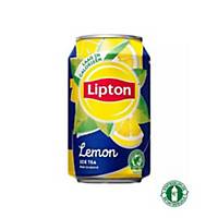 Lipton Ice Tea Lemon bruisende ijsthee, pak van 24 blikjes van 33 cl