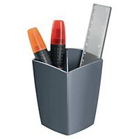 Pen holder Cep 530, 2 compartments, storm grey