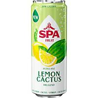 Spa Fruit sparkling soft drink lime & cactus flavour 25cl - pack of 4