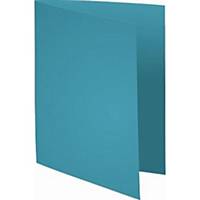 Exacompta Foldyne folders cardboard 180g blue - pack of 100
