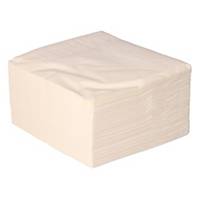 Servilletas de papel - 30 x 30 cm - 2 capas - blanco - Pack de 100