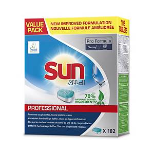Produit pour lave-vaisselle Sun All-in-1 Active Lemon 99 tabs