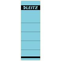 Étiquettes autocollantes Leitz 1642 pour classeurs, l 61 mm, bleues, 10 pièces