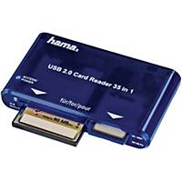 HAMA 55348 CARD READER 35IN1 USB 2.0 BLU