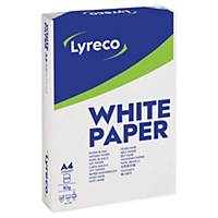 ลีเรคโก กระดาษถ่ายเอกสาร A4 80 แกรม สีขาว1 รีม 500แผ่น