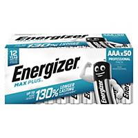 Energizer Alkaline Max Plus AAA Batteries - 50 Pack