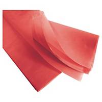 Papier de soie Sirius - 50 x 75 - 17 g/m2  - rouge - ramette 240 feuilles
