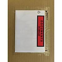 Pochette adhésive documents ci-inclus - plastique - C5 - 240 x 175 mm - par 1000
