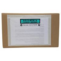 Pochette adhésive documents ci-inclus 100 papier - C5 - 240x175 mm - par 1000