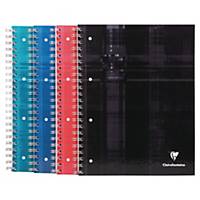 College block Clairefontaine A4+, 5 mm squared, 80 sheets, assorted