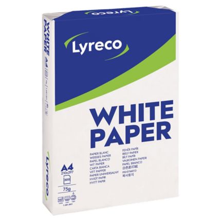 Papier A4 blanc 75 g - Ramette de 500 feuilles sur