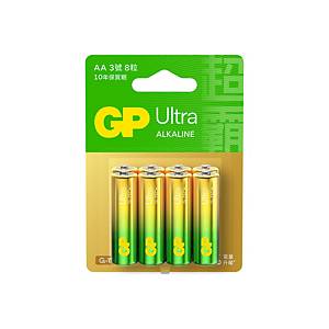 GP 超霸 特強鹼性電池 AA - 8粒裝
