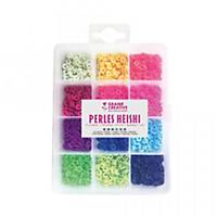 PK1750 HEISHI BEADS 6MM FLUO COLOURS
