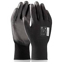 Ardon® Buck Multipurpose Gloves, Size L, Black, 12 Pairs