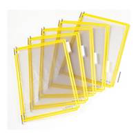 T-display Industrial Tarifold Sichttafeln, A4, gelb, 10 Stück