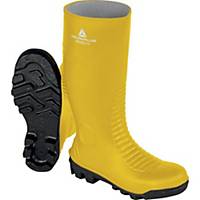 Delta Plus Bronze2 Safety Rubber Boots, S5 SRA, Size 39, Yellow