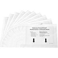 Shredder cleaning oil sheets Fellowes, pack of 10 pieces
