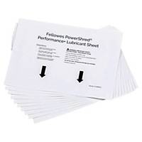 Fellowes Powershred Performance + Oil Sheets, pack of 10 sheets