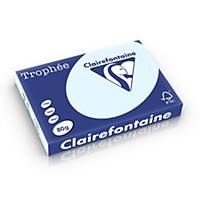 Clairefontaine Trophée 1881 gekleurd A3 papier, 80 g, blauw, per 500 vel