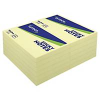 Lyreco Sticky Note 75 X 125 Yellow - Pack of 12
