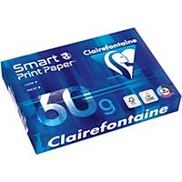 Risma Clairfontaine Smartprint, A4 60gm2, bianco, conf da 500 fogli