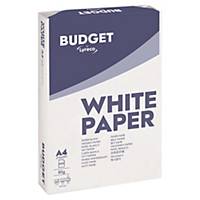 Papir til sort/hvid-print Lyreco Budget, A4, 80 g, pakke a 5 x 500 ark