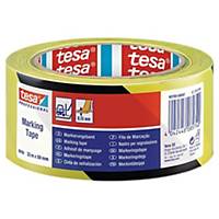 Floor marking tape Tesa 6070, PVC, 50mmx33m, black/yellow