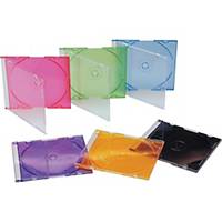 CD Jewel Case Slim Assorted Colour