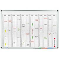 Whiteboardtavle Legamaster®, HxB 60 x 90 cm, årsplanner