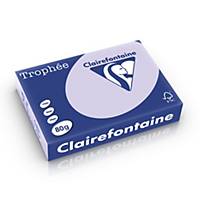 Clairefontaine Trophee 1872 lilac A4 paper, 80 gsm, per ream of 500 sheets