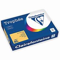 Clairef. Multifunktionspapier Trophée 1780C, A4, 80 g/m², goldgelb, pas. 500Bl