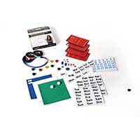 Kit lavagna cancellabile Bi-Office Magnetic Planning Kit