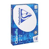 Clairefontaine 2896 white A4 paper, 90 gsm, 171 CIE, per ream of 500 sheets