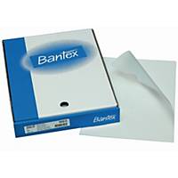 Chartek Bantex uden huller A4 hvid æske 100 stk