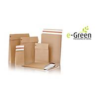 Enveloppe E-Green à fond rigide, brun, 229 x 162 x 40 mm, les 250 enveloppes