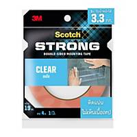 SCOTCH MOUNTING TAPE 19MMX4M CLEAR