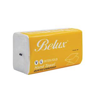 Belux Interfold Hand Towel 2Ply 200 Sheets- Pack of 20