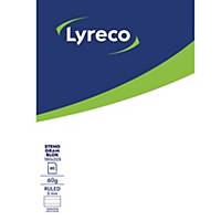 Stenogramblok Lyreco, 18 x 22,5 cm, 80 ark, 60 g