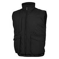 Vest Deltaplus SIERRA2, polyester/cotton, black, size L
