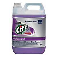 Płyn do mycia i dezynfekcji CIF Professional 2in1, koncentrat, 5 l