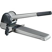 LEITZ 5182 SUPER HEAVY DUTY 2-HOLE PAPER PUNCH SILVER 250 SHEETS