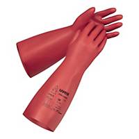 Rękawice elektroizolacyjne UVEX Power Protect V1000, czerwone, rozmiar 8, para