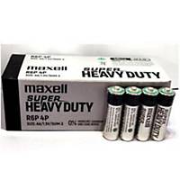 Maxell Super Heavy Duty AA - Pack of 4