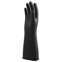 STRONGMAN LATEX GLOVES 40 MIL 16 INCHES L BLACK
