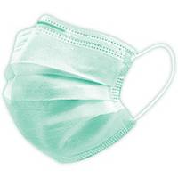 DOUBLE A DISPOSABLE SURGICAL MASK 3 LAYER GREEN PACK OF 50