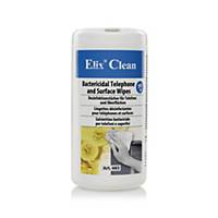 Elix Wipes: Anti-Bacterial Cleaning for Telephones & Surfaces - Pack of 70