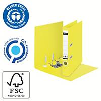 Leitz Lever Arch File 180° A4 50mm Recycle CO2 neutral Yellow