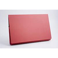 Guildhall Document Wallets F/Cap 315gsm Red