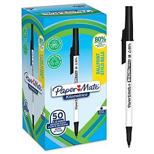 Bic Cristal Original Fine Ball Pens, Fine Point (0.8 mm), Blue, Box of 50 -  Smudge-Free, Every-Day Writing Pens with More Precise Ink Flow